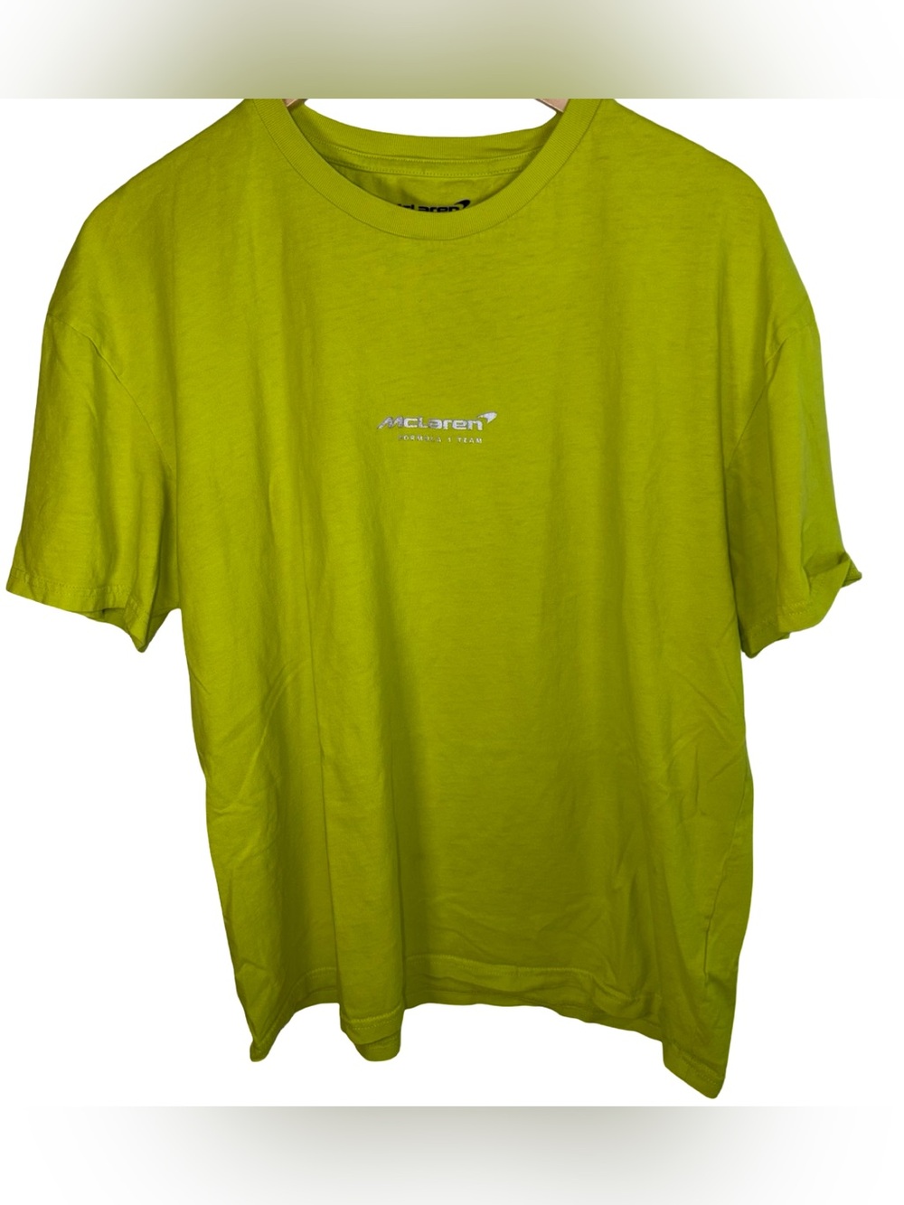 McLaren F1 Night Race Graphic T-Shirt - Phantom/Evening Primrose Men’s Lime Gree